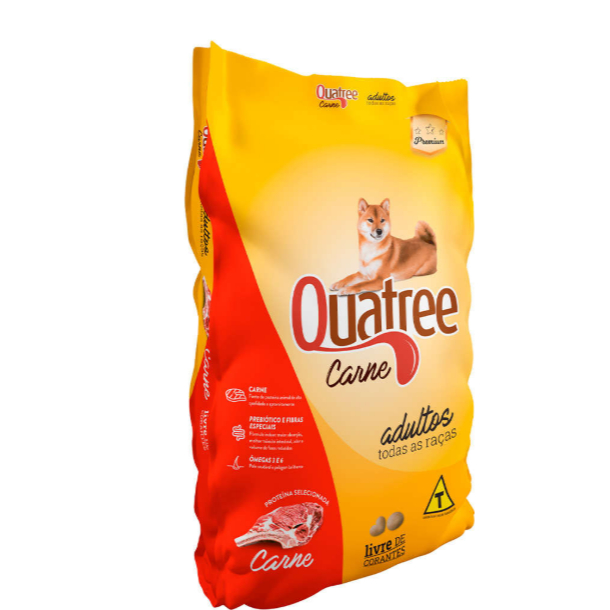 Ração Quatree Carne Adulto 15Kg (MAX 1 PCT POR PEDIDO)