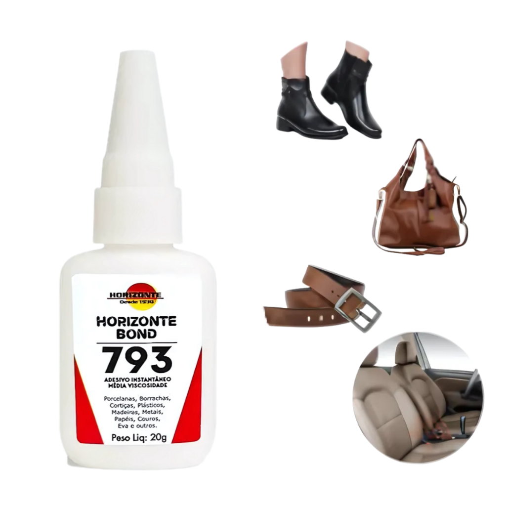 Cola Transparente horizonte bond  Reparo De Sapatos – Adesivo À Prova D'água Fixação De Solas , Saltos E Bolsas (20gr)