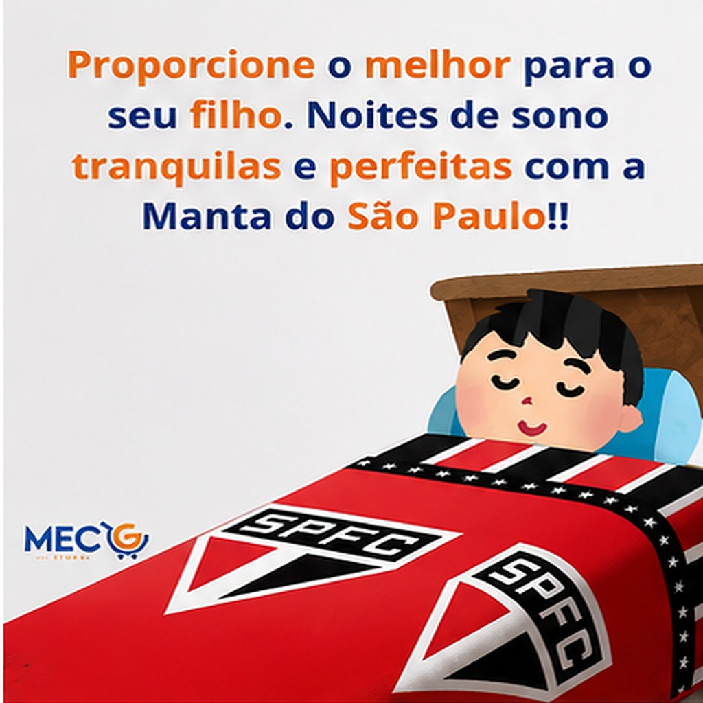 Cobertor Solteiro São Paulo Manta Microfibra Soft Antialérgico 1,50x 2,00m Presente Torcedor Jolitex · foto 2