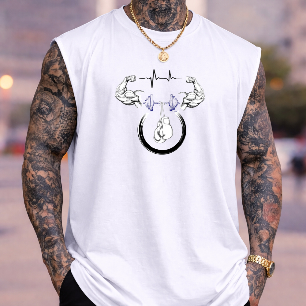 Regata Machão Oversized Masculina Musculação Academia Casual Estilosa Lançamento Algodão Plus Size