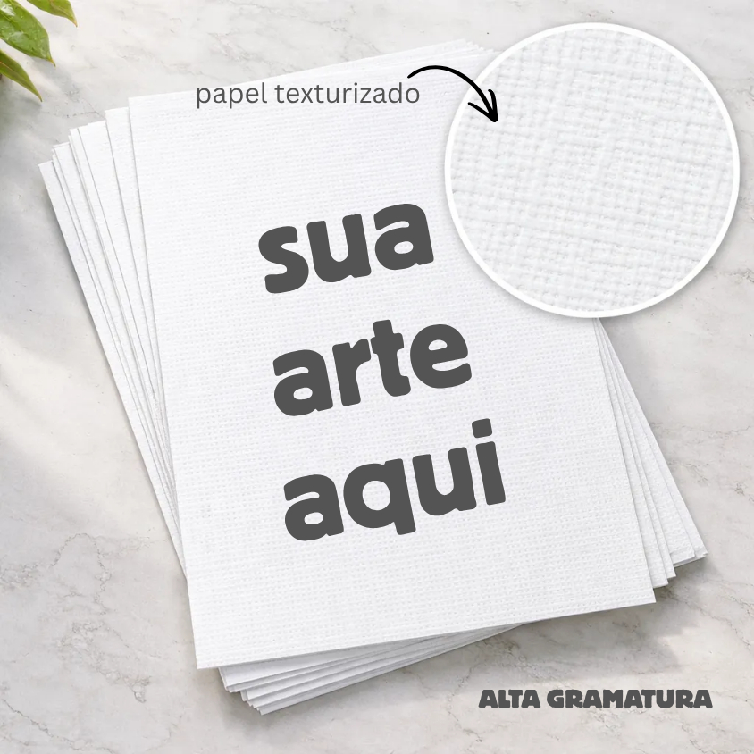 Impressão Convites / Cartões 21x14,8cm Alta Gramatura (ENVIE SUA ARTE)
