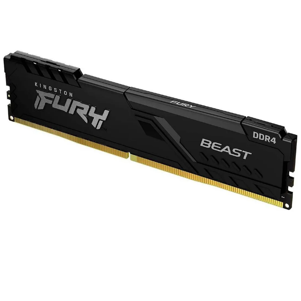 Memória RAM Kingston Fury Beast 8GB DDR4 3200MHz CL16 XMP 2.0 Desktop KF432C16BB