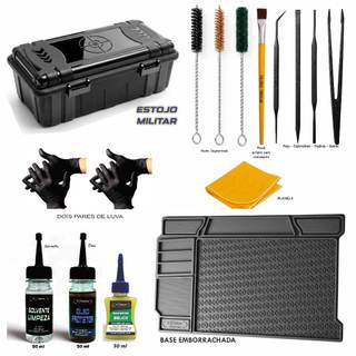 SUPER  KIT LIMPEZA  COMPLETO  9MM, .40, .380. .45 E 380