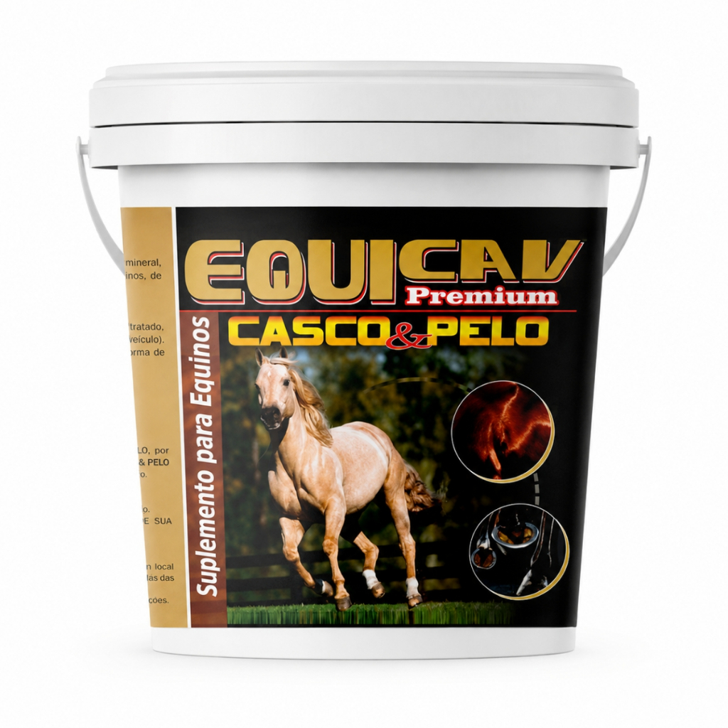 Suplemento Para Cavalos EQUICAV Casco & Pelo 5kg 10kg 20kg