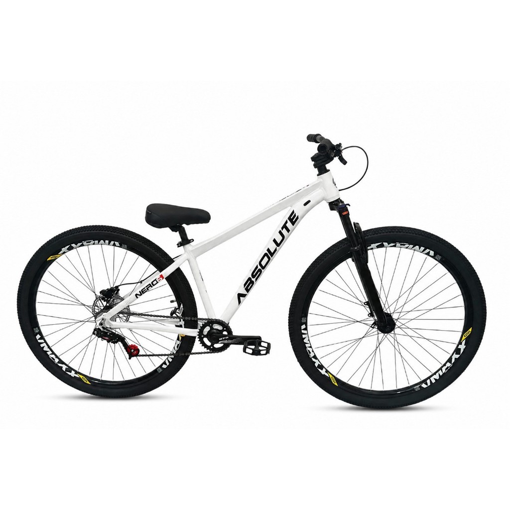 Bicicleta Aro 29 Absolute Nero 6 Freeride Single Freio a Disco Hidraulico Shimano Garfo com Trava Rodas Vmaxx