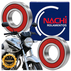 Kit Rolamentos Roda Dianteira Cbx 250 Twister Nachi 02 Unidades