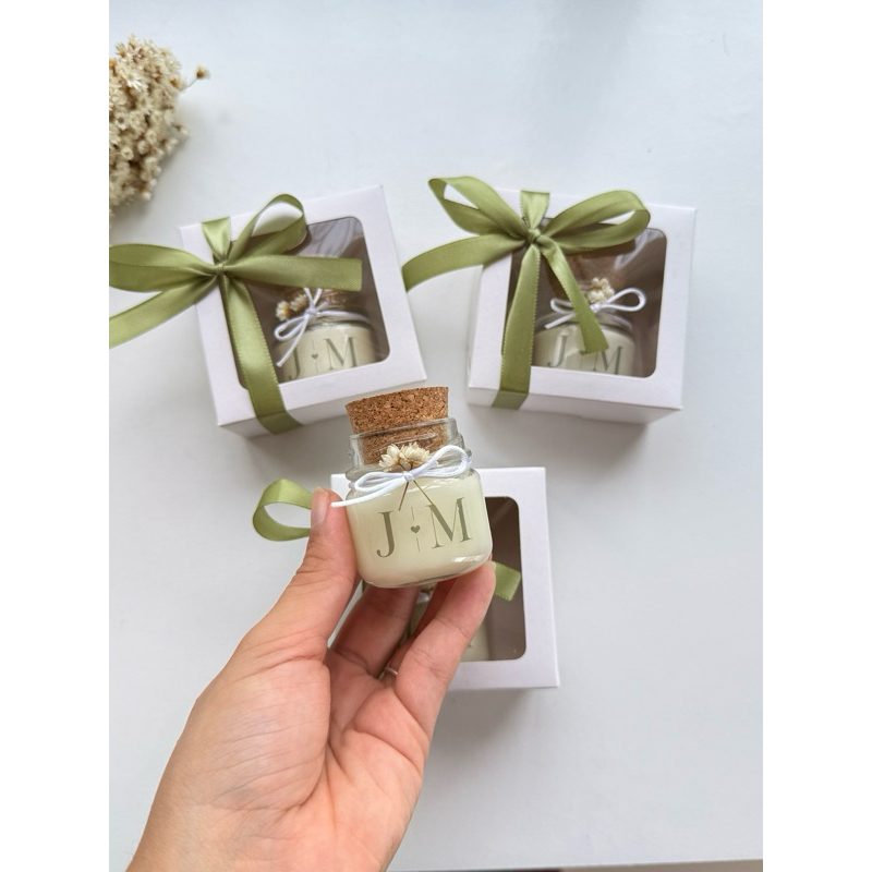 Lembrancinha Personalizada para Casamento, Batizado, Chá de Bebê e Aniversário | Vela Aromática