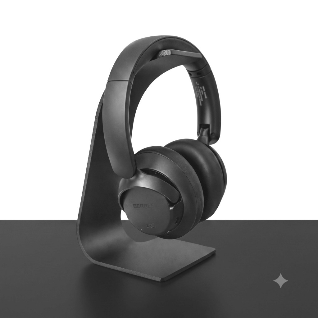 Suporte para Headset Gamer e Home Office | Organizador de Mesa Ergonômico | Base Antiderrapante