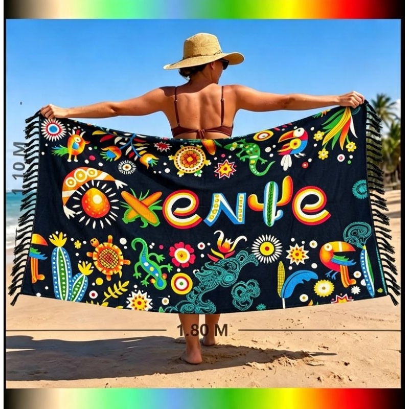 ScyntillaBella Canga de Praia Oxente 1,80 x 1,10 m Saída