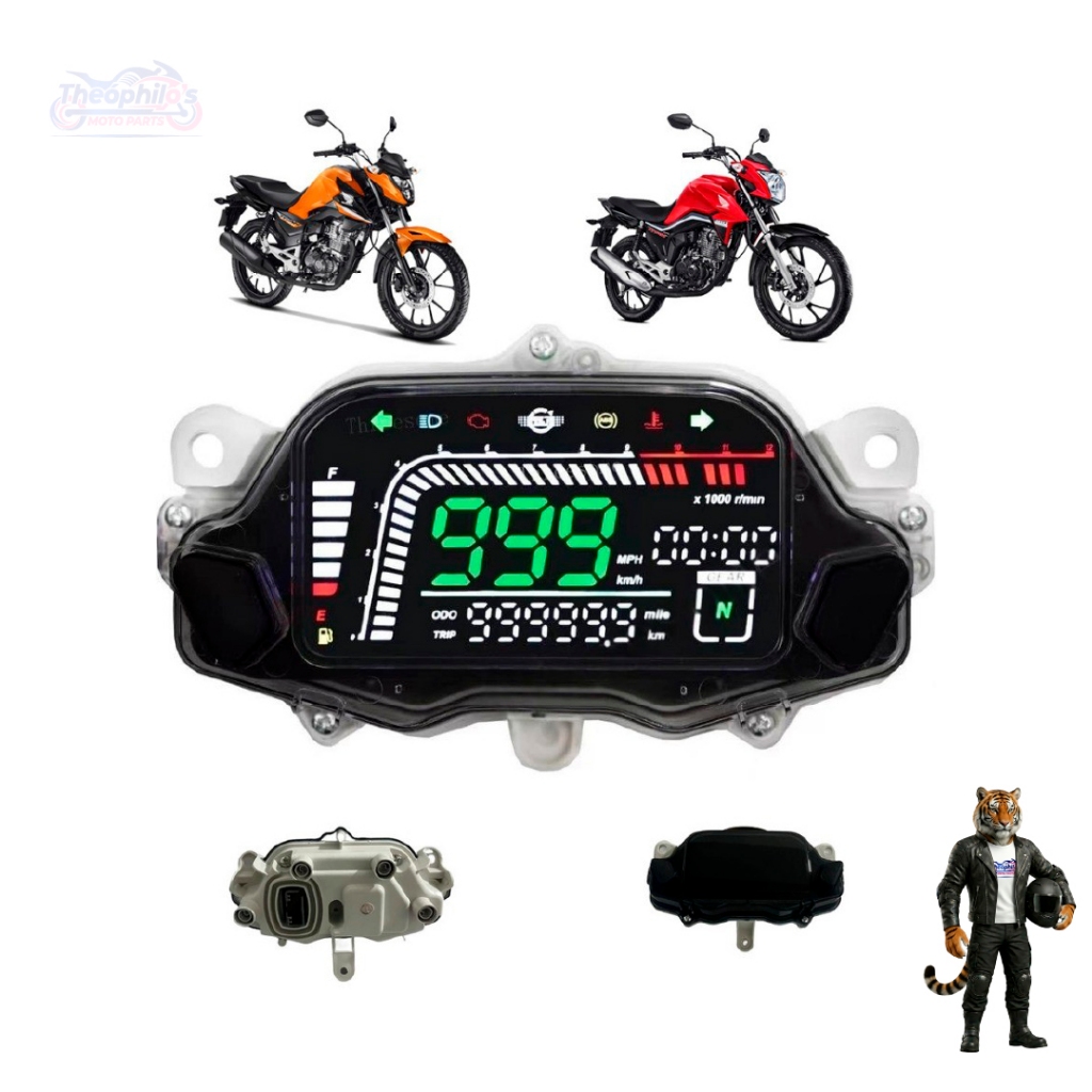 Painel Para Honda FAN160 Titan 160 Blackout Cg160 Start 16 A 23 Ventilador 160 Instrumento Completo · foto 2