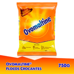 Ovomaltine Flocos Crocantes 750g Linha Profissional Topping para Açaí e Sorvete