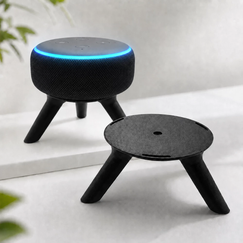 Suporte Alexa Echo Dot 4 e Echo Dot 5 decoração moderno tripé base de mesa tripe