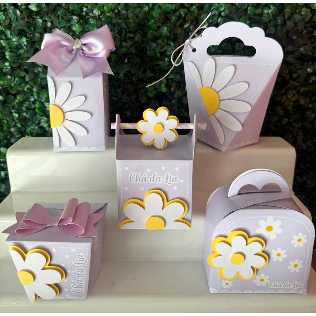 Kit festa Margarida / Lembrancinhas / Festa Infantil / Aniversário / Personalizado Margarida/ Margarida lilas