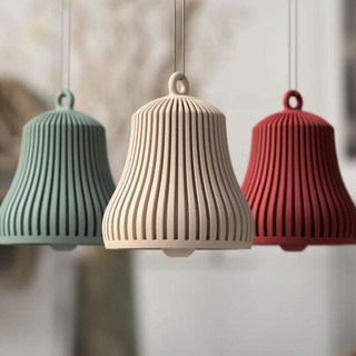 Kit Enfeite Sinos de Árvore de Natal Decorativas Minimalista Decoração Natalinos Pinheiro Pendurar Árvore Sino