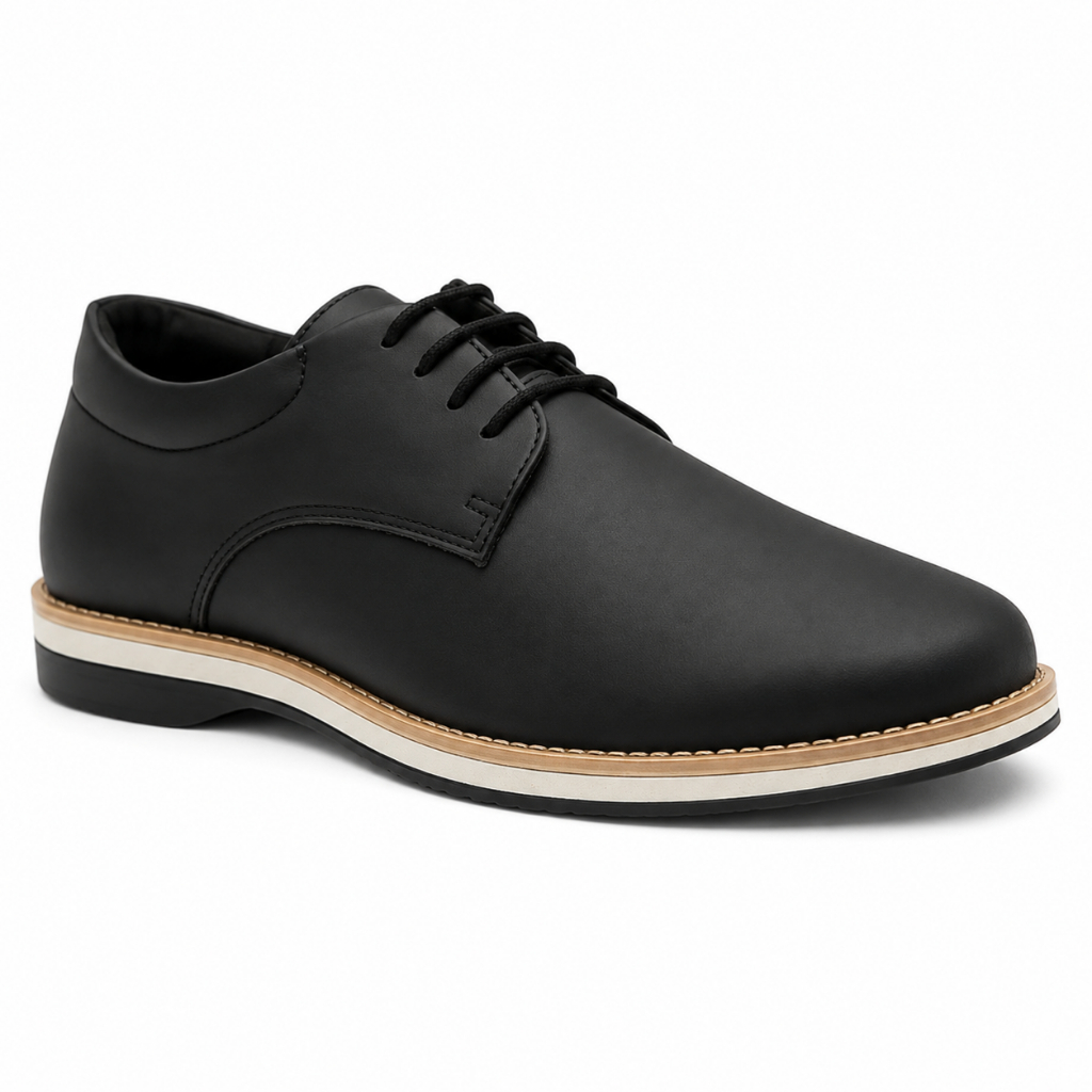 Sapato Social Masculino Casual Oxford FOSCO Improvizzo Elegância  Modernidade Solado Em Borracha Antiderrapante