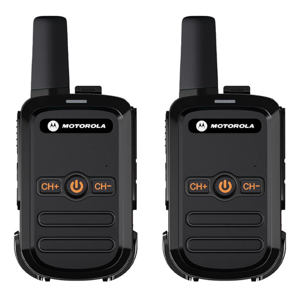 Original Motorola C51 Radio Comunicador 2Pcs Mini Walkie Talkie 5W 10KM UHF 400-470MHz 9800mAh Capacidade IP54