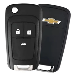 Chave Canivete Chevrolet 2012 2013 2014 2015 2016 2017 2018 Gm Cruze Cobalt Sonic Prisma Onix 3 Botões