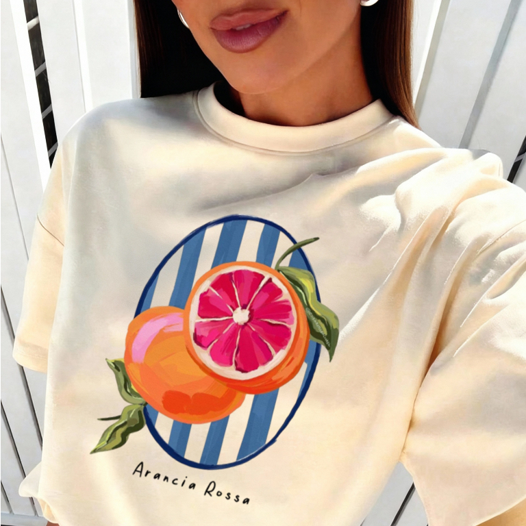 Camiseta Camisa blusa T-shirt oversized Feminina 100%Algodão moda feminina estilosas confortavel