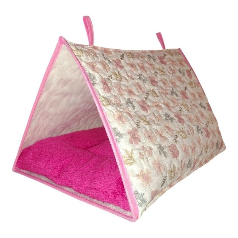 kit ​Cama Caminha Tenda 2 peças Aconchegante Soft Pano Bom para Porquinho Da Índia Hamster e Pets Pequenos.