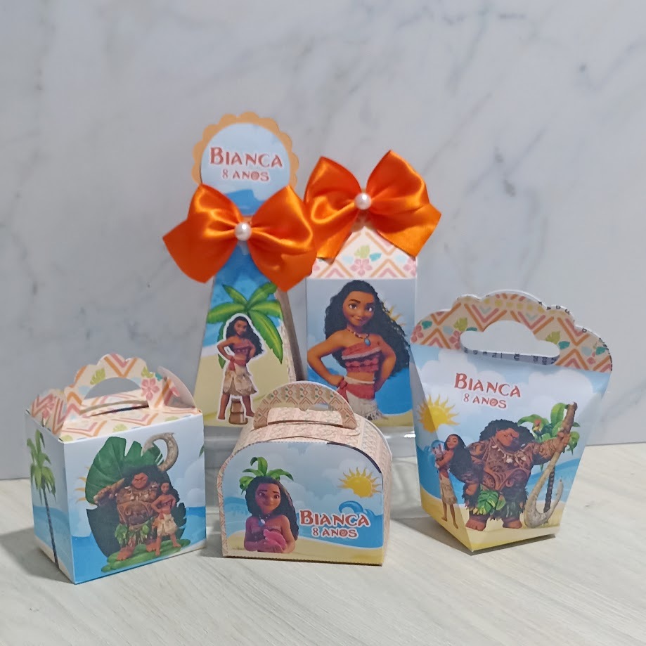 MOANA Kit Festa  Aniversario/Festa-Lembrancinha