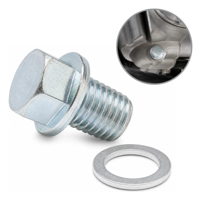 Parafuso Bujão Óleo Biz 125 Dreno Cárter Arruela Cg 150\160