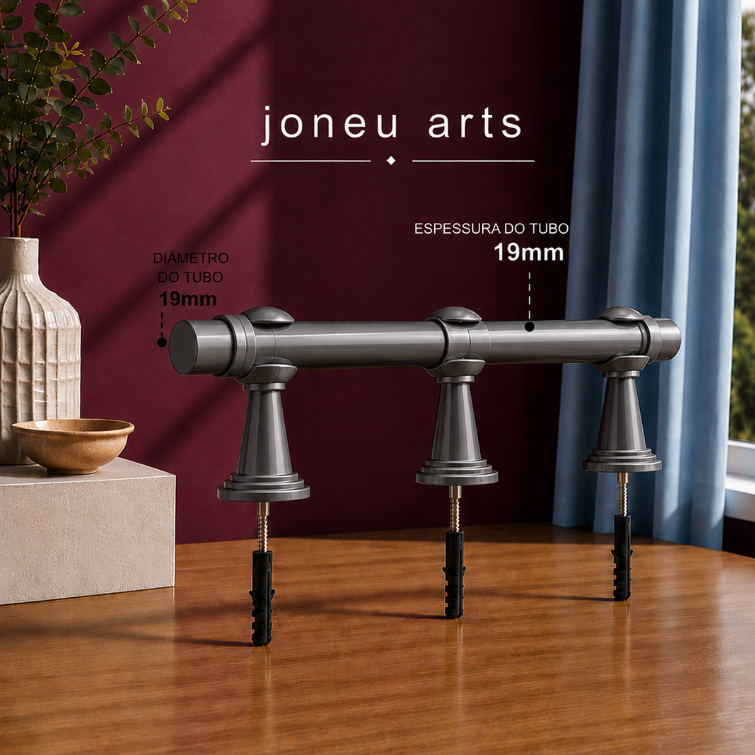 Kit Varao Para Cotina Sala Quarto Janela 2.0 Mts 19 Mm