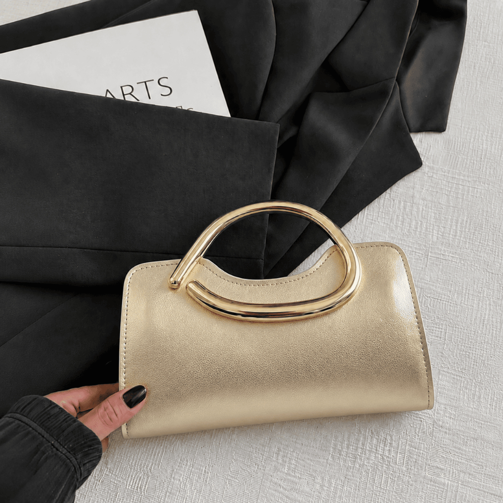 Bolsa de Mão Feminina Casamento Elegante com Corrente Removível