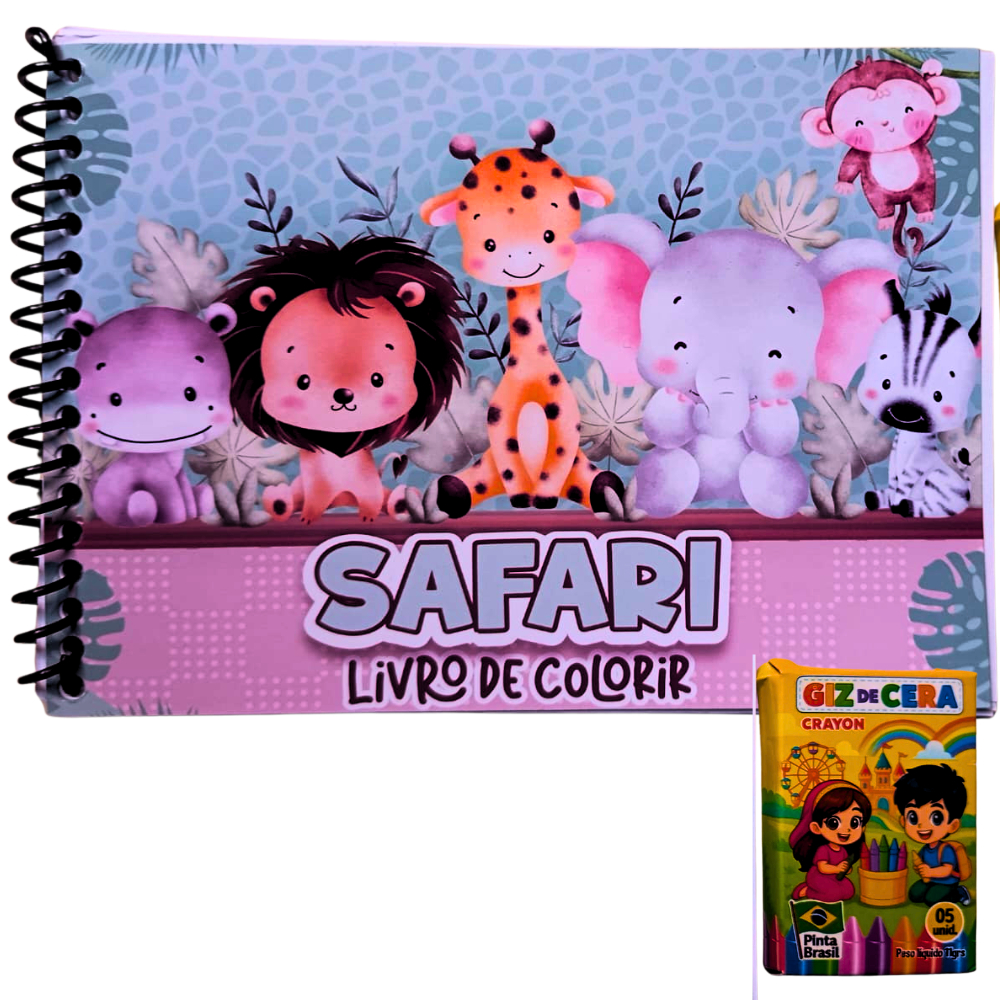 Revistinha Livro Colorir Vários Temas Criança, festa lembrancinha de aniversário