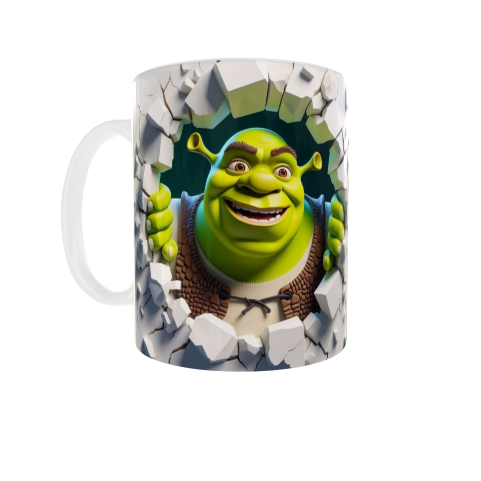 Artes Impressas Personagens efeito 3D | Imagens prontas para estampar Canecas | Sublimação | Personalizada | Desenhos — imagem 2 de 2