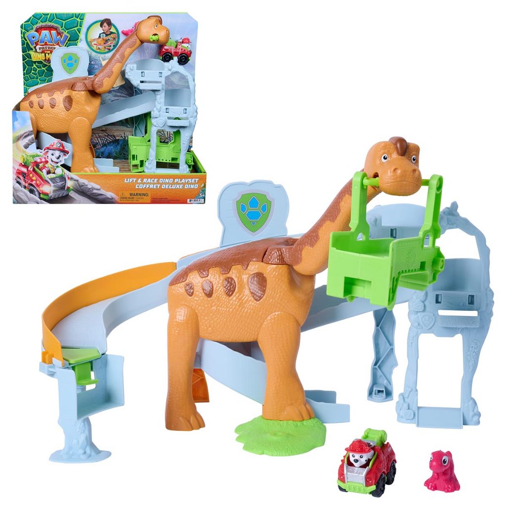 Playset Elevador de Corrida - Patrulha Canina: Uma Aventura Dino