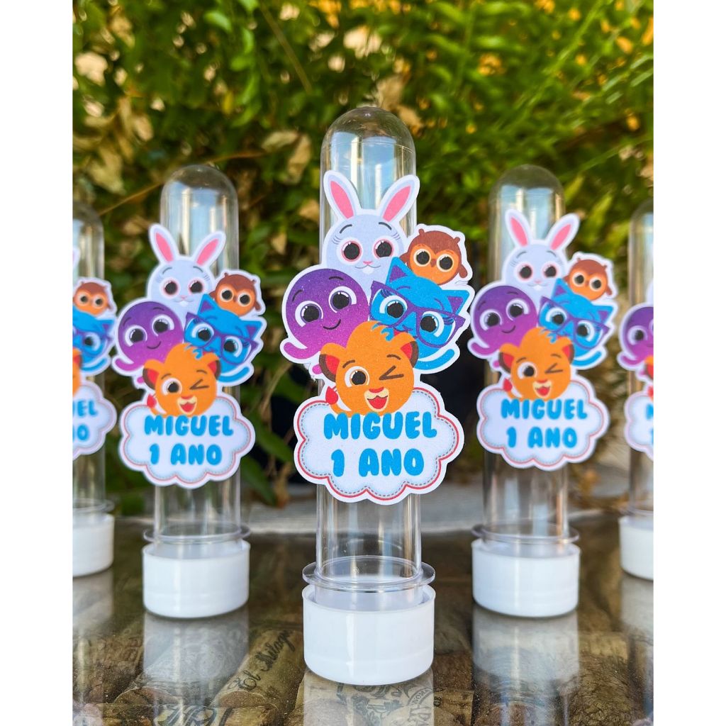APLIQUE DE TUBETE BOLOFOFO LEMBRANCINHA PERSONALIZADOS APLIQUES TUBETE ANIVERSARIO