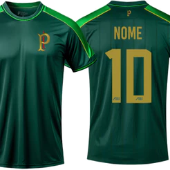 Camisa Palmeiras Ultra Adulto Personalizada Nome + Numero Masculina Adulto Torcedor Original Dryfit