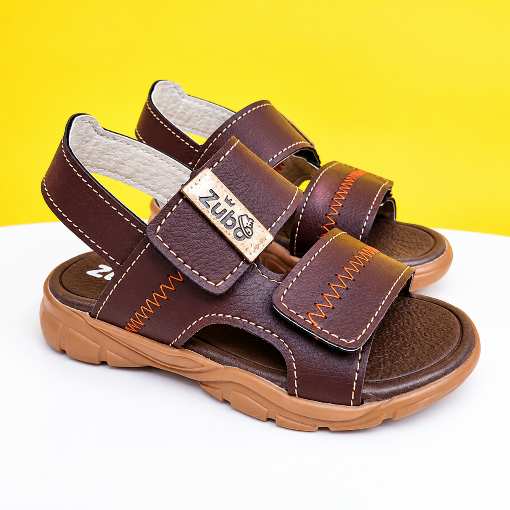 Sandália Papete Infantil Menino Ortopédica Velcro Casual Masculina Confortável