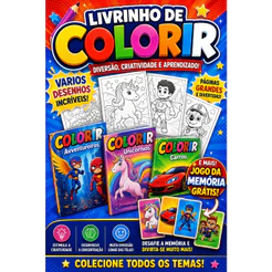 70 Revistas Livrinhos Colorir Infantil Atividades Pintar Para Kit Festas Lembrancinha Aniversario