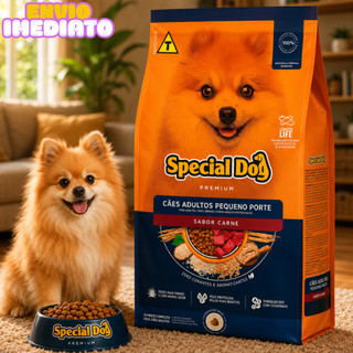 Ração para cachorro Sabor Carne Adultos Pequeno Porte 10,1kg Pele e Pelo Saudável - Envio Imediato