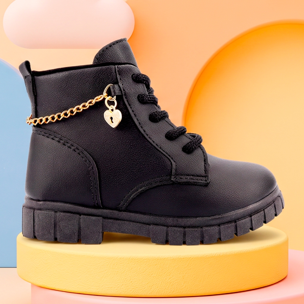 Bota Infantil Menina Coturno Feminino Infantil Botinha Infantil Menina Do 20 ao39 Bota Feminina Bota