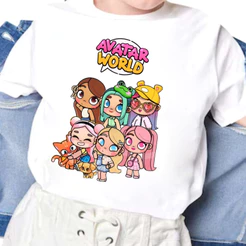Camiseta Camisa Infantil Avatar World Unissex Juvenil Menina Feminina Lançamento 100% Algodão