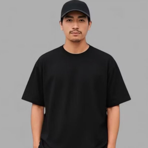 Camiseta Oversized Algodão Masculina 100% Streetwear Padrão Americano