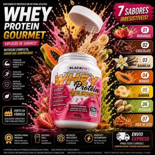 Whey Delicioso: 61% OFF! 🏋️‍♂️
