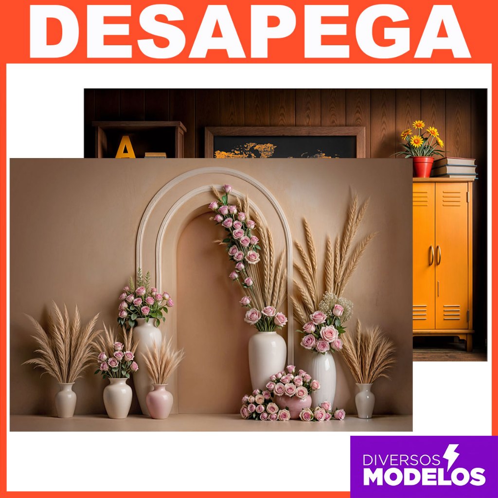 Fundo Fotográfico Cenário Tecido Sublimado Vários Modelos 260x170 - Desapega