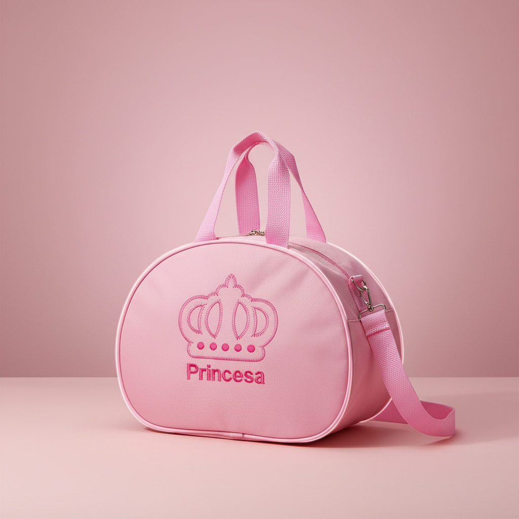 Bolsa Maternidade de Boneca Para Bebe Reborn Princesa Rosa Presente Menina