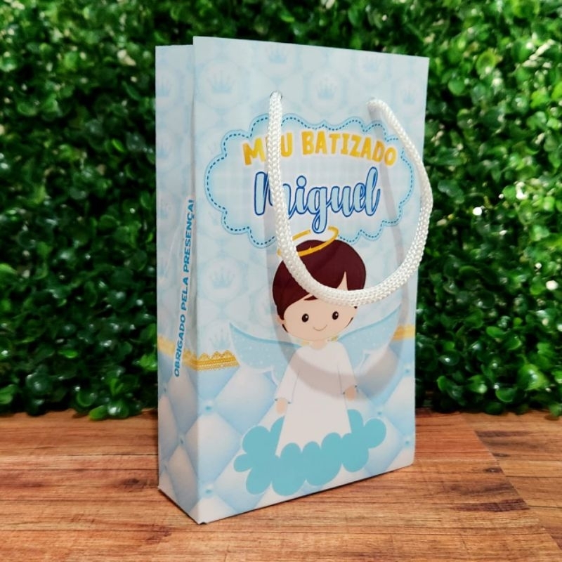 Sacolinha Surpresa Personalizada Batizado Lembrancinha de Aniversário Festa Infantil