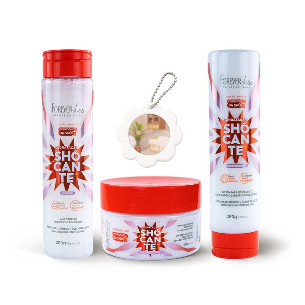 Kit Shampoo, Condicionador e Máscara Hidratação SHÔcante Forever Liss