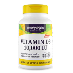 Vitamina D 120 Cápsulas Softgel - Healthy Origins
