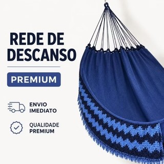 2 Rede Casal ou 2 solteiro Rede Descanso Dormir Casal Resistente Grande Algodão Artesanal Premium