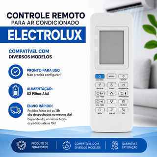 Controle Remoto para Ar Condicionado Eletrolux