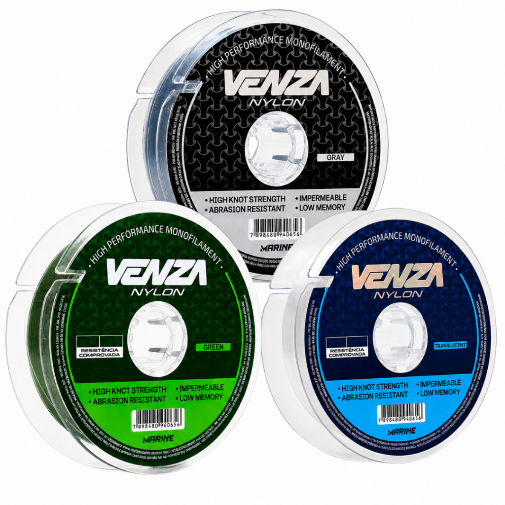 Linha de Pesca Monofilamento Venza Nylon Marine Sports 300 m