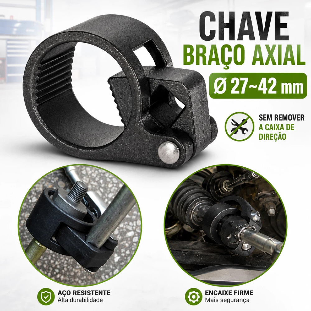 Ferramenta para Junta Axial Interna da Caixa de Direção - Chave Profissional em Aço