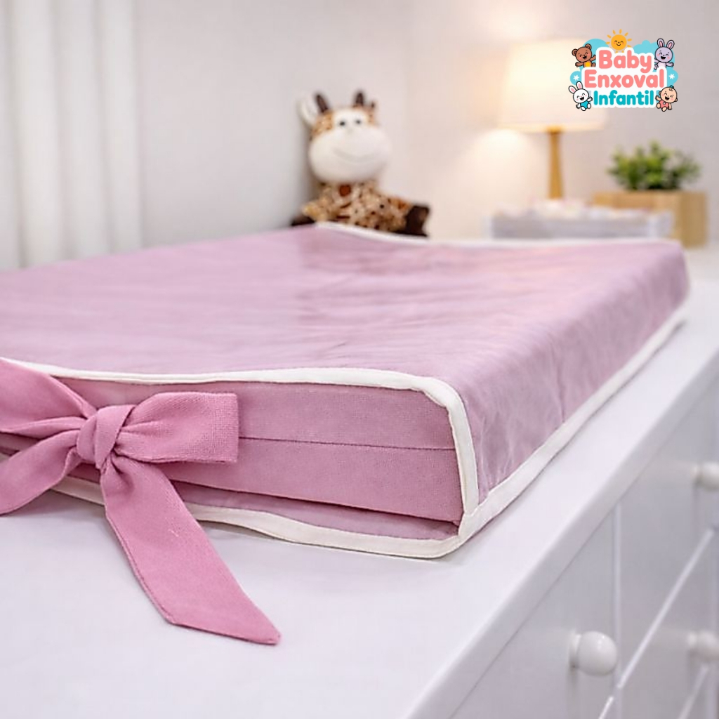 Trocador Anatômico - Impermeável - Para Comoda - Várias Cores Bebe Enxovais - Americano - Atenas Envio Imediato