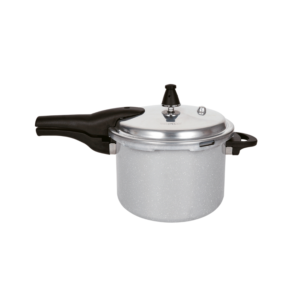 Panela De Pressão Brinox Fundo C/ Indução Ceramic 5,4l Gris
